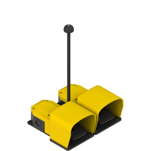Pizzato PC 2-1 Modular Multiple Foot Switches - Versatile Control for Industrial Applications