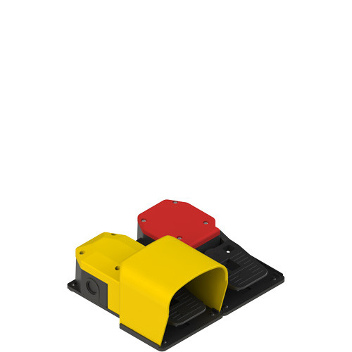 Pizzato PC 2-41 Modular Multiple Foot Switches - Customizable and Durable Control Solution for Industrial Applications