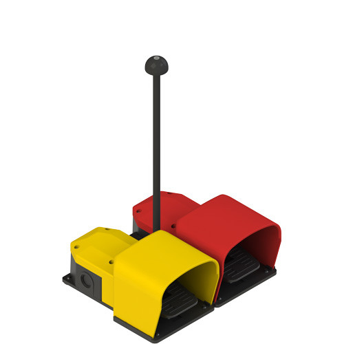 Pizzato PC 2-5 Modular Multiple Foot Switches - Customizable and Durable Control Solution for Industrial Applications