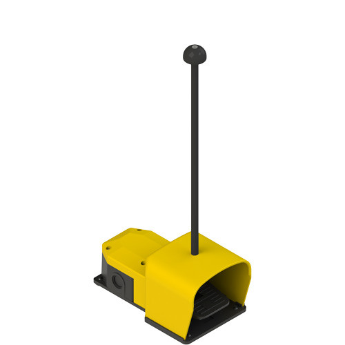 Pizzato PX 10211-A Single Foot Switch with Integrated Protection for Industrial Applications