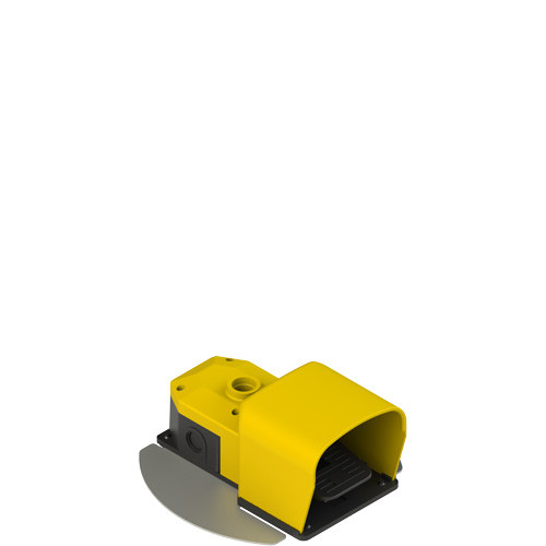 Pizzato PX 12040-C Single Foot Switch with Protective Cover for Industrial Safety