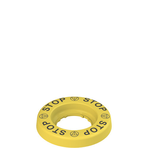 Pizzato VE DL1A5L09 Yellow Blinking Luminous Disc, Ø 60 mm, with Writing