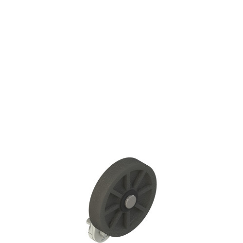 Pizzato VF LE57-3 Lever with rubber roller, 50 mm diameter