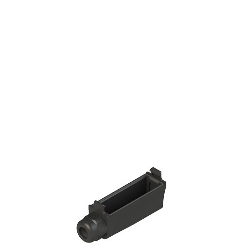 Pizzato VF MKCV12 Protection Terminal Cover with Wire Trap Cable Gland for Screw Terminals