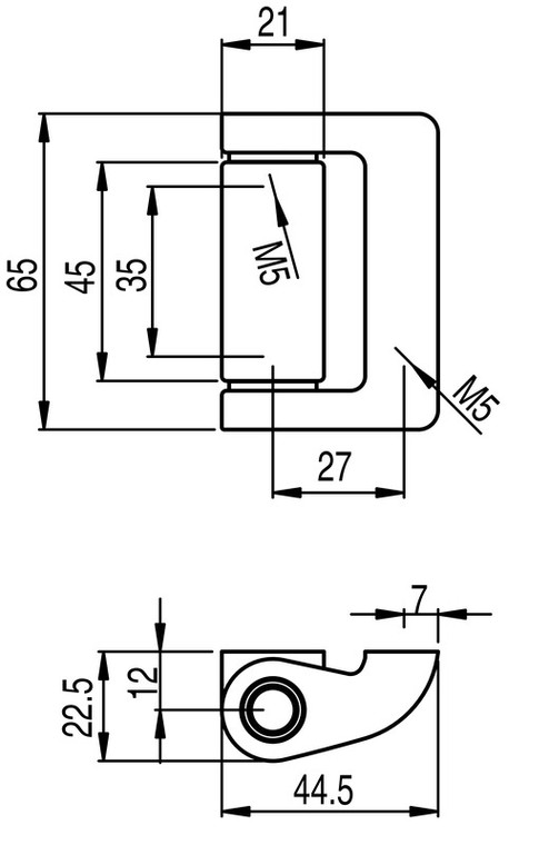 Leuze AC-H-S400-S Additional hinge