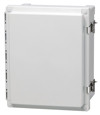 Fibox AR1084CHTSST Hinged Clear Cover with S.S. Lockable Twist Latch