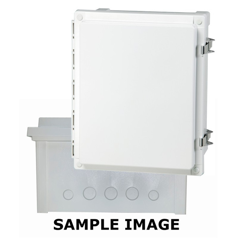 Fibox ARK14127CHSC Hinged Screw Cover with  knockouts