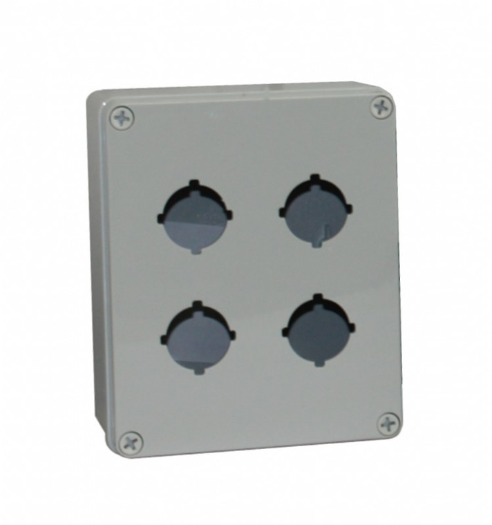 Fibox UL PBPC H 95 G 4 UL PC Push Button Enclosures (30.5mm)