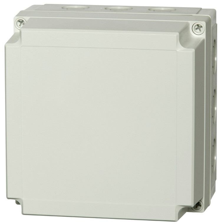 Fibox UL PCM 175/150 XG UL PC Enclosure with  K/O (metric) - Gray Cover
