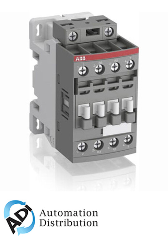 ABB AF09-22-00-13 4-Pole Contactor, 100-250V AC/DC, with Built-in Surge Protection and Versatile Coil Interface