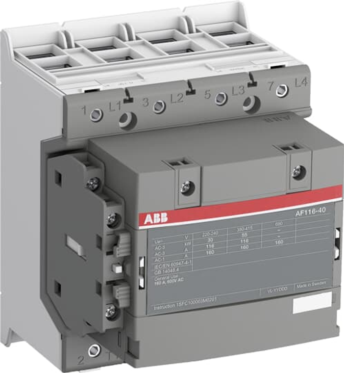 ABB AF116-40-00-11 contactor af116 4p 24-60v