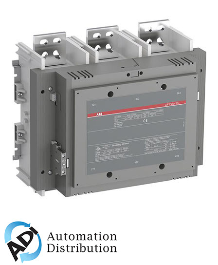 ABB AF1350-30-11-70 3-Phase Contactor, 100-250V AC/DC, 1350A Capacity, with Built-in Surge Protection and Auxiliary Contacts for Industrial Applications