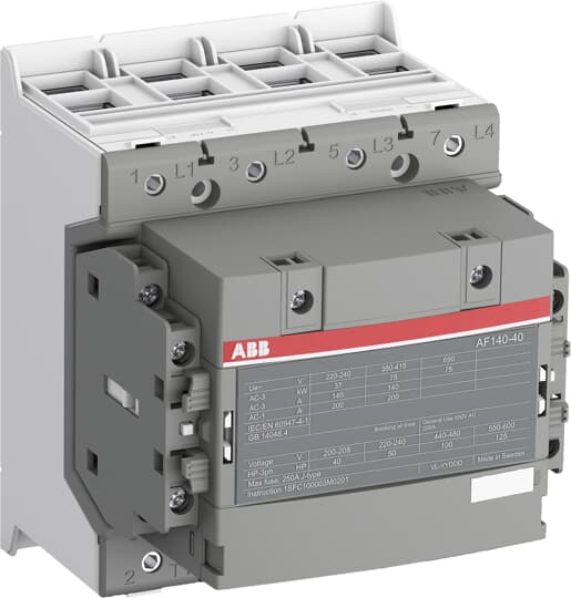ABB AF140-40-22-11 contactor af140 4p 2no2nc 24-60v