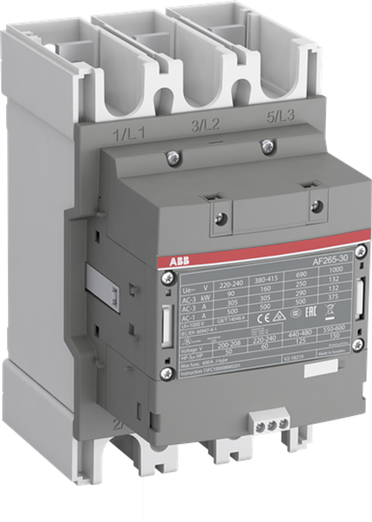 ABB AF265-30-00-34 ctr af265 3pole 250-500v