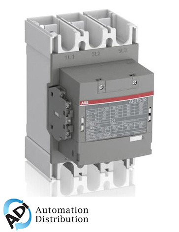 ABB AF370-30-11-11 3-Phase Contactor, 361A, 20-60V DC/24-60V AC, Motor Control & Distribution Solution