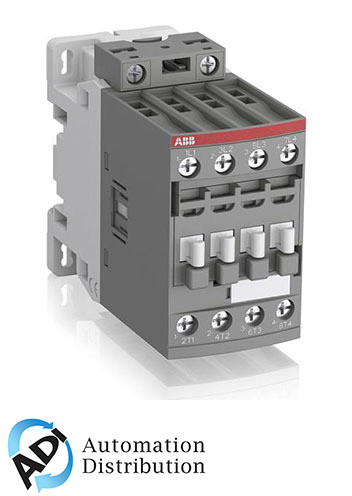 ABB AF38-40-00-13 4-Pole Contactor, 100-250V AC/DC, with Built-in Surge Protection and Global Voltage Compatibility