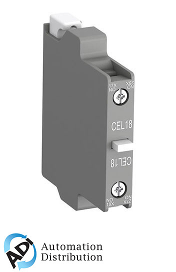 ABB CEL18-01 Auxiliary Contact Block for A/AF95-AF1650 - 1NC Configuration, Compact & Lightweight