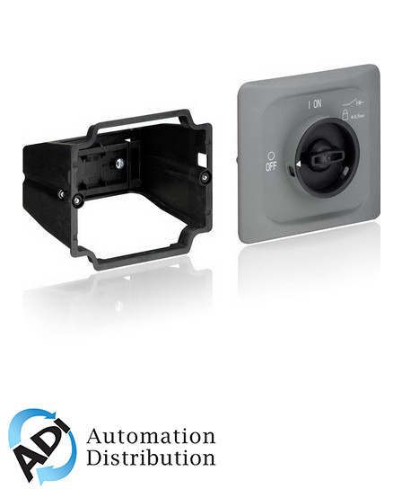 ABB DMS132-G Door Mounting Kit for MS116/MS132 Motor Starters, IP65 Rated, Gray/Black - Enhanced Control and Protection Solution