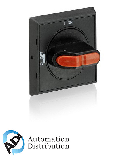 ABB MSHD-LB Black Selector Handle for Door Coupling Solutions - Padlockable, IP64 Rated, Compatible with MS116/MS132/MS165