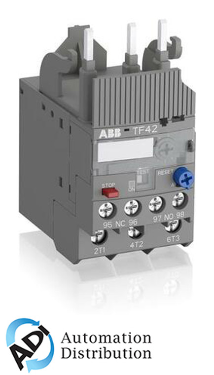 ABB TF42-3.1 Thermal Overload Relay, 2.30-3.10A - Advanced Motor Protection with Trip Class 10 and Flexible Reset Options