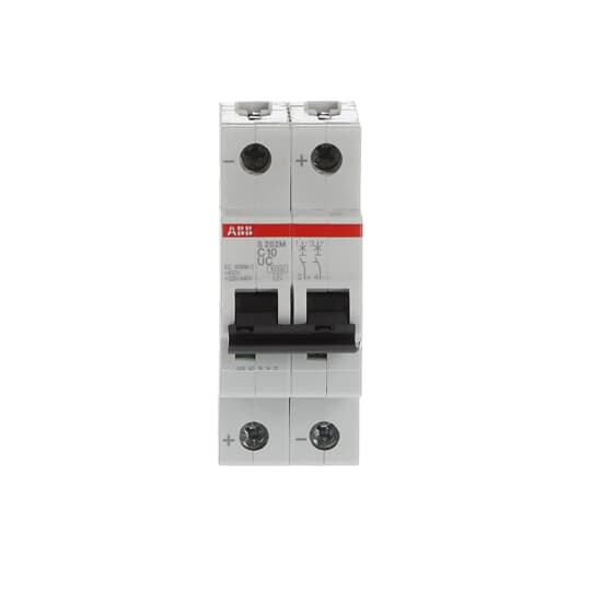 ABB S202MUC-C10 mcb s200muc 2p c 10a ac/dc