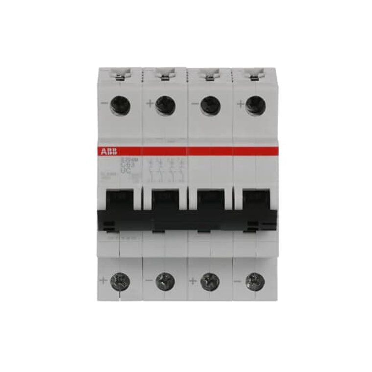 ABB S204MUC-C63 mcb s200muc 4p c 63a ac/dc