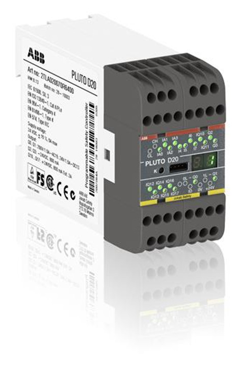 ABB Jokab 2TLA020070R6401 PLUTO D20 SAFETY PLC HARSH ENVIRO