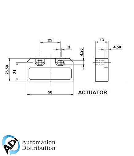 ABB 2TLA050040R0207 sense 3z, ss spare actuator