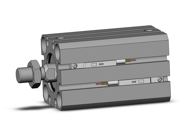 SMC CDQSB20-30DM-A93L Cylinder, Compact