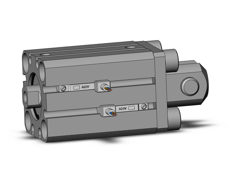 SMC CDQSD20-20D-A93VL Cylinder, Compact