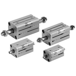 SMC CDQSKWB16-20D-A93S compact cylinder cyl, compact, non rotating/dbl rod