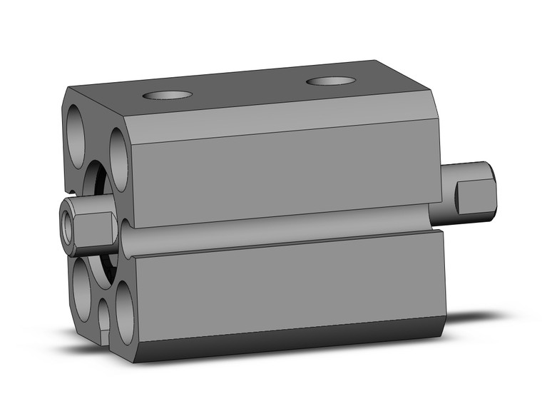 SMC CDQSWB12-5DC Cyl, Compact, Dbl Rod