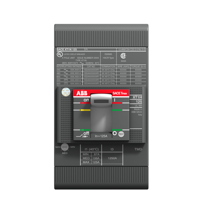 ABB XT1NU3100AAABB0XXX  ab xt1nu3100aaabb0xxx xt1n 125 tmf