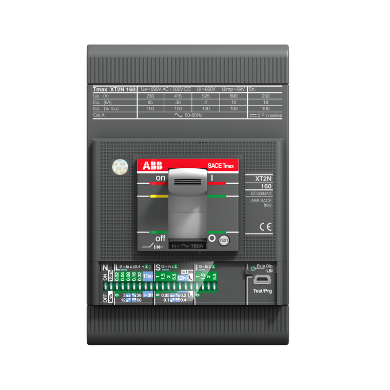 ABB XT2LU3010EFF000XXX xt2l 125 ekip ls/i in=10a 3p f f ul/csa