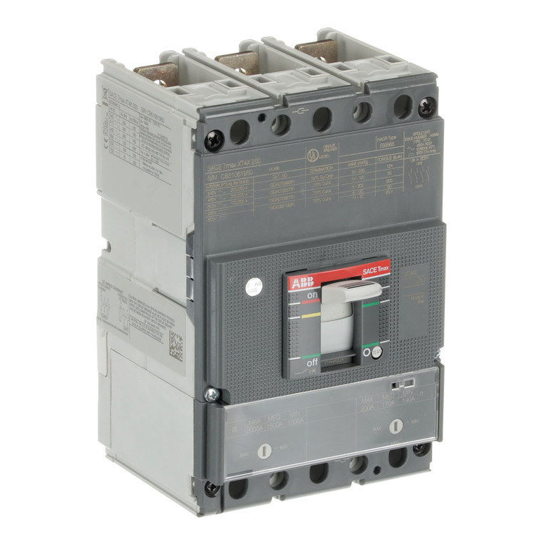 ABB XT4XU3025AFF000XXX xt4x 250 breaking part 3p f f ul/csa+tu