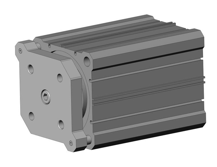 SMC CDQMA100TN-100 Compact Guide Rod Cylinder, Cqm