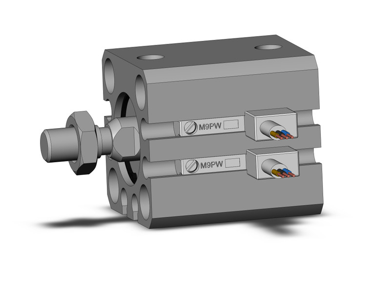 SMC CDQSB16-10DM-M9PWVSDPC Cylinder, Compact