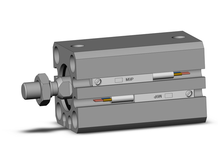 SMC CDQSB16-25DM-M9PSAPC Cylinder, Compact