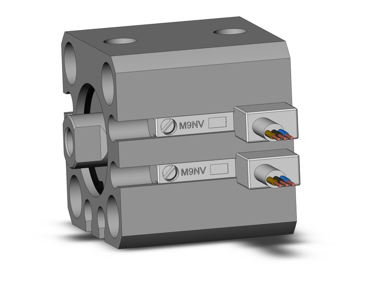 SMC CDQSB16-5D-M9NV Cylinder, Compact
