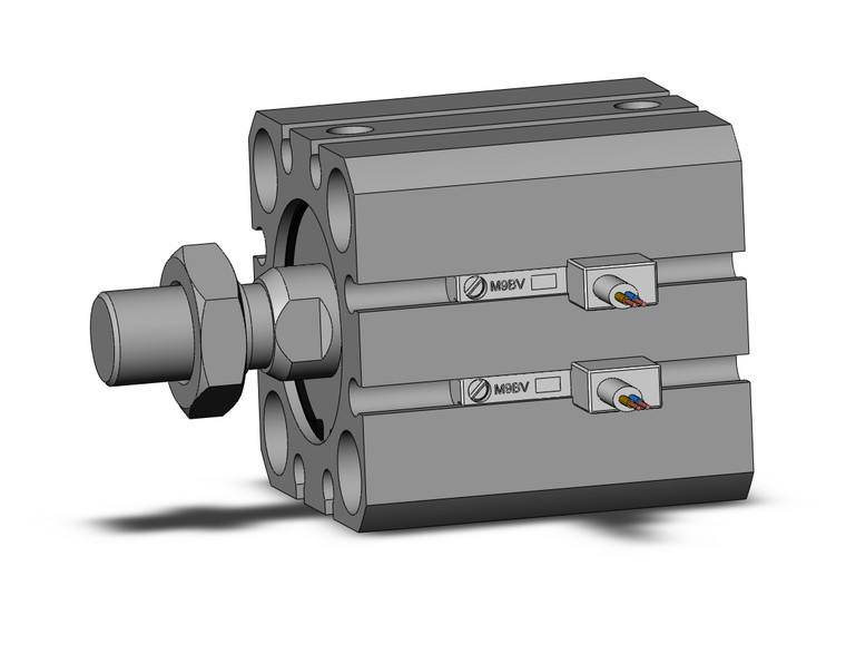 SMC CDQSB25-10DCM-M9BVL Compact Cylinder