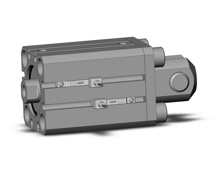 SMC CDQSD25-20D-A90VL Cylinder, Compact