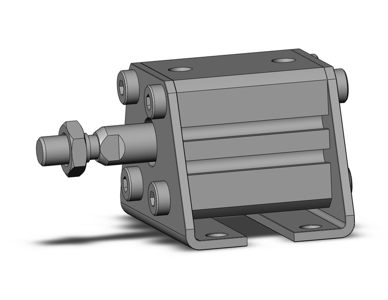 SMC CDQSL16-10DM compact cylinder cylinder, compact