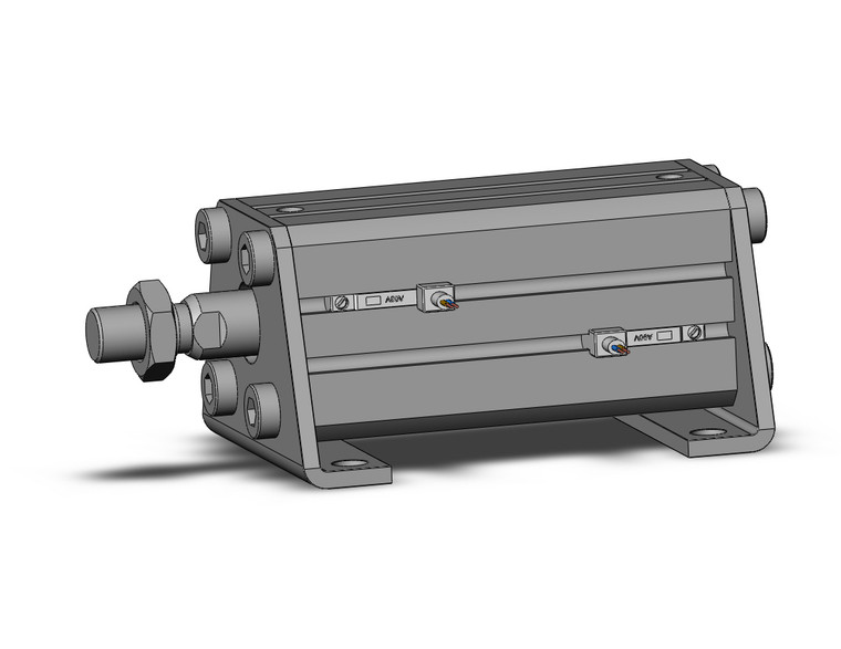 SMC CDQSL25-50DCM-A90VL Cylinder, Compact