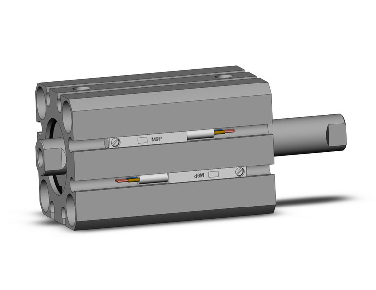 SMC CDQSWB20-20D-M9PL Cyl, Compact, Dbl Rod