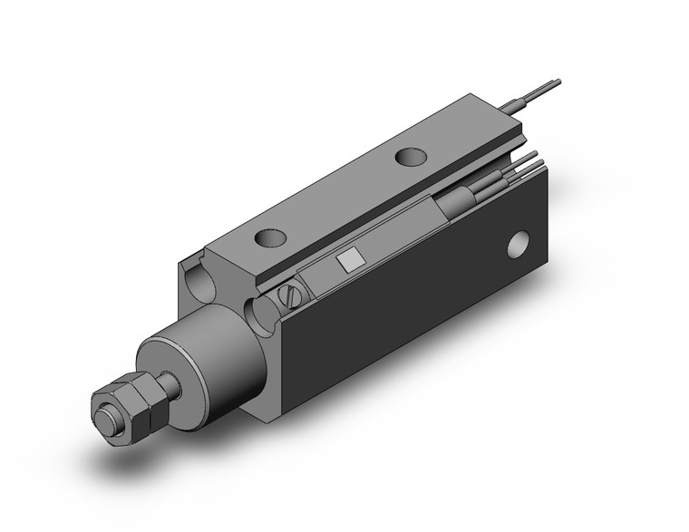SMC CDJP2D6-10D-A93 Pin Cylinder, Double Acting, Sgl Rod
