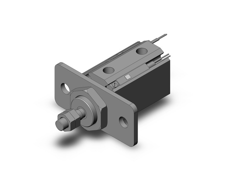 SMC CDJP2F16-10D-A93 Pin Cylinder, Double Acting, Sgl Rod