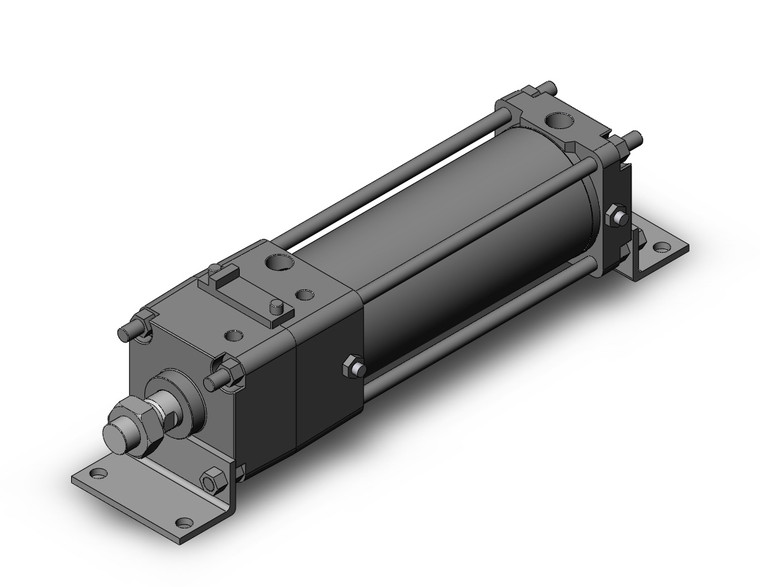 SMC CDLA2L100-200-D Fine Lock Cylinder