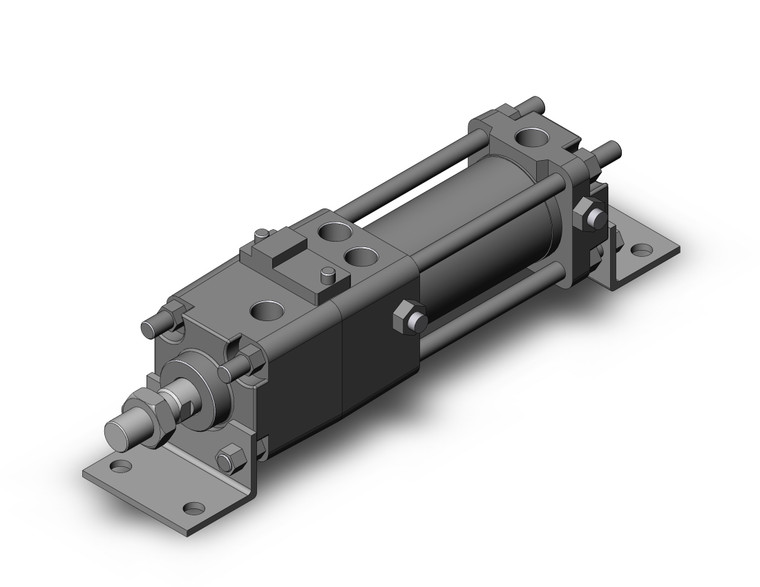 SMC CDLA2L40-50-E Fine Lock Cylinder