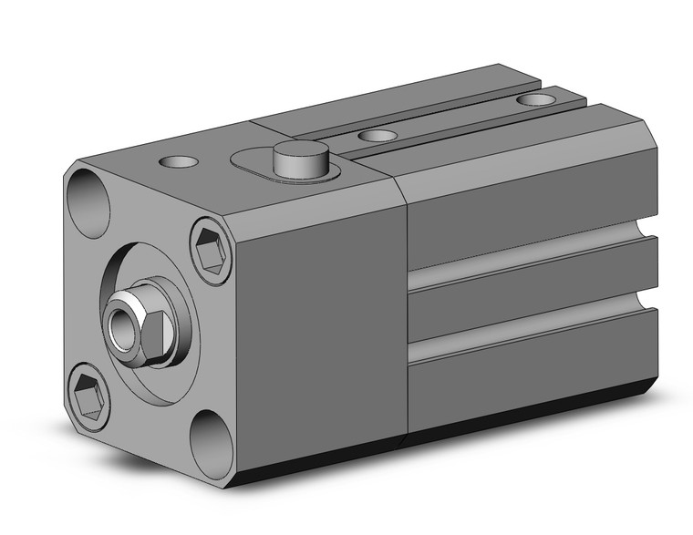 SMC CDLQB20-10D-F Cyl, Compact With Lock