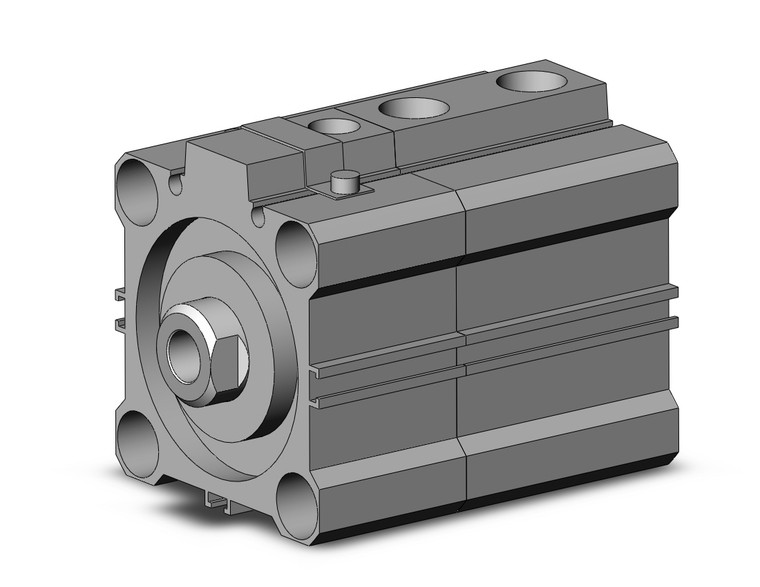 SMC CDLQB50-10DC-B Cyl, Compact With Lock